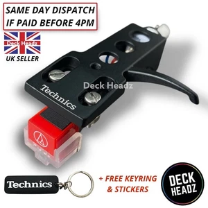 Technics Headshell Genuine Audio Technica AT-91R Cartridge & Stylus OEM + GIFTS - Picture 1 of 6