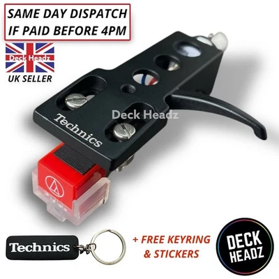 Technics Headshell Genuine Audio Technica AT-91R Cartridge & Stylus OEM + GIFTS - Image 1 of 4