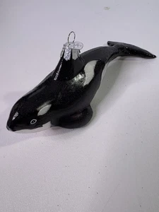 Alte Welt Weihnachten Orca Killerwal 7"L ohne Karton Ozean Strand - Bild 1 von 6