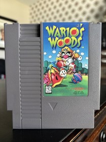 Wario's Woods Nintendo NES Video Game Pak Cartridge