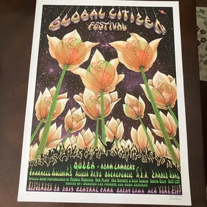 2019 Global Citizens Festival NYC Poster Print LTD ED #26/300 18x24 - Picture 1 of 11