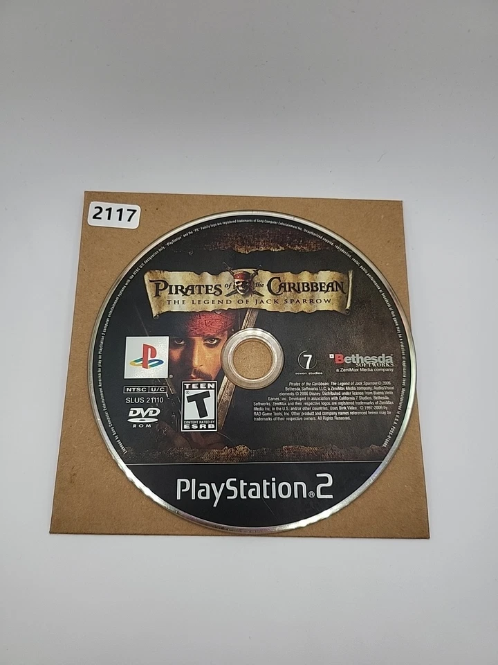 Piratas del Caribe La Leyenda de Jack Sparrow Sony PS2 SIN Usps TRACKING  Foto 1 de 1