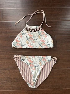 O’Neill Sunday Floral Reversible Two-Piece Swimsuit Size 14 - Picture 1 of 11