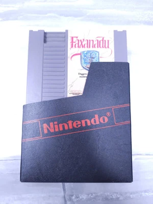 NES Nintendo Faxanadu AUTHENTIC 1988 Good Condition W/ NINTENDO Cartridge Sleeve - Image 1 of 3