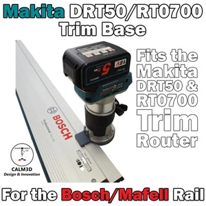 Makita DRT50 RT0700C Trim Sub Base for use on the Bosch FSN Mafell - INC P&P - Picture 1 of 11