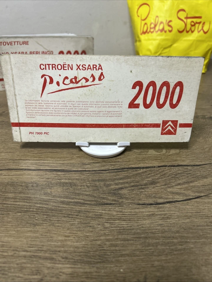 Manuale Officina CITROEN XSARA PICASSO 2000 Prontuario tascabile Originale - Immagine 1 di 4