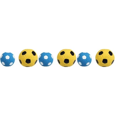  3 Pack Dog Hard Chew Toys Puppy Chewing for Puppies Squeaky Ball - Image 1 of 4