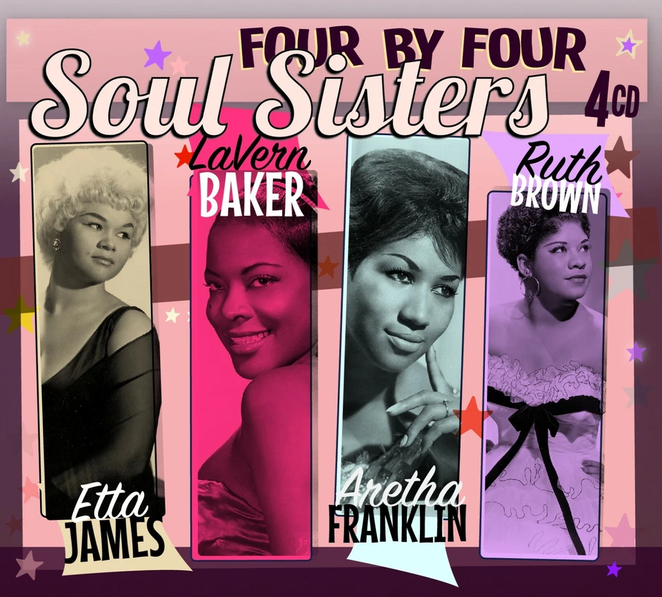 Soul Sisters - Etta James- Aretha Franklin -La Vern Baker Ruth Brown 4CD Box Set - Image 1 of 1