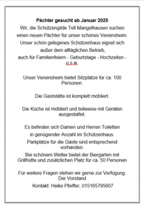 Gaststätte Pächter gesucht - Bild 1 von 2