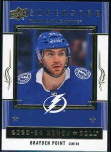 Brayden Point 2023-24 Upper Deck Series 1 UD SUPERSTAR HONOR ROLL #HR-21