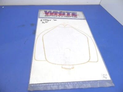 KTM 65 2000, respaldo de placa de número, calcomanía blanca pegatina, nueva Foto 1 de 4