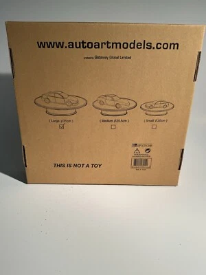 case of 6  1/18 Scale Rotary Display Stand 12 Black Top by Autoart Large  - Image 1 of 4