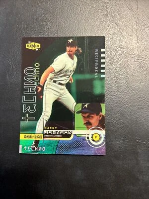 Cw 1999 Upper Deck Techno /100 Ionix Reciprocal. R76 Randy Johnson, Mariners. - Image 1 of 2