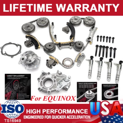 Timing Chain Kit & VVT Gears for 07-22 Buick Enclave Chevy Traverse GMC 3.6 3.0 - Image 1 of 4