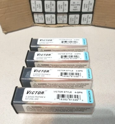 Lote de 4 peças. - Ponta de corte Victor 4-GPN 6700C2474, série G propano e gás  - Imagem 1 de 4