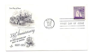 1095 Shipbuilding ArtCraft FDC - Imagen 1 de 1