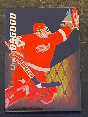 Chris Osgood 1995-96 Pinnacle Zenith Edition #80 Detroit Red Wings - Image 1 of 2