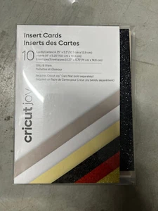 Tarjetas CRICUT Joy Insert - Paquete de 10 Glitz & Glam, 4.25"x5.5" Nuevas - Imagen 1 de 2