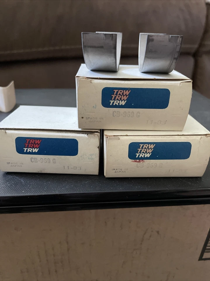TRW CB969G. rodamientos de varillas. 3 pares. Toyota 4cyl 67-83 May Fit Foto 1 de 3