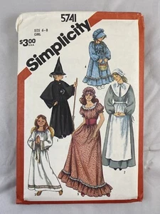 De colección Simplicity Patrón de Costura 5741 Niña 6-8 Disfraces Cortados y Sin Cortar - Imagen 1 de 3