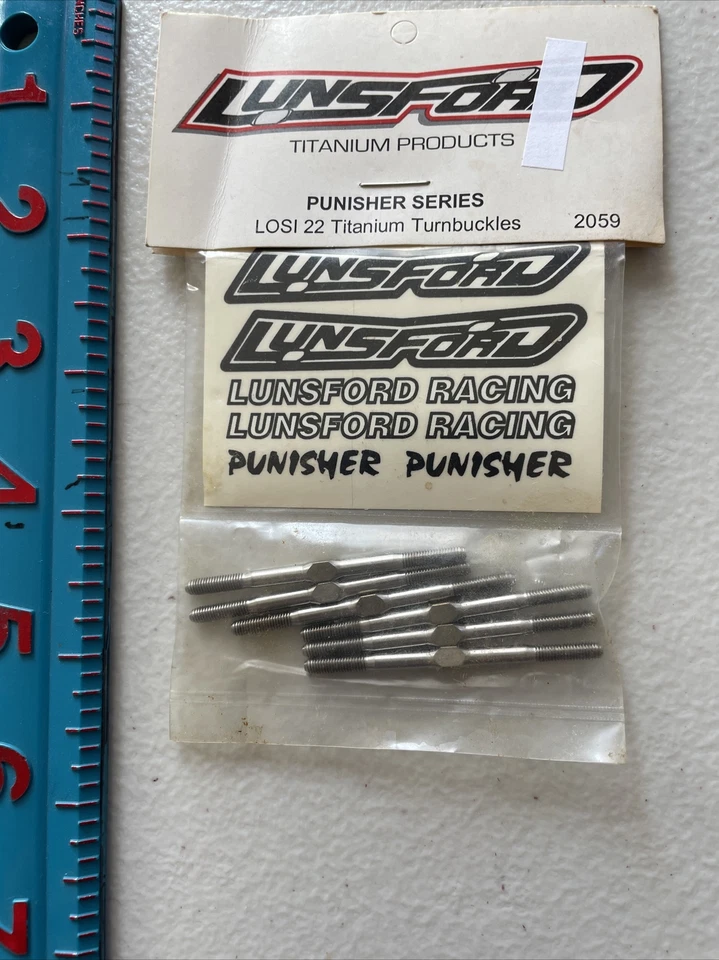 2059 Lunsford Punisher Series Titanium Turnbuckles A1/B1 - Image 1 of 1