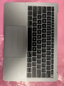 Teclado reposamanos OEM Apple MacBook Air A1932 2018 2019 661-09736 gris espacial B+ - Imagen 1 de 2