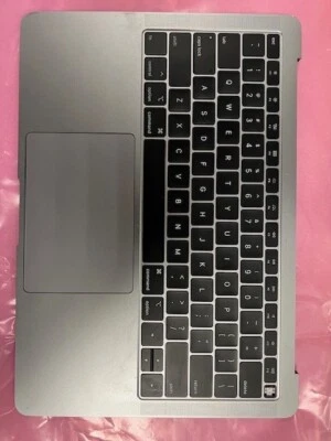 OEM Apple MacBook Air A1932 2018 2019 Palmrest Keyboard 661-09736 Space Gray B+ - Image 1 of 2