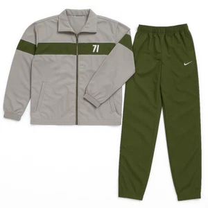 Nike Boys Grey & Green Tracksuit Size 10 Years / Small Boys - Picture 1 of 8
