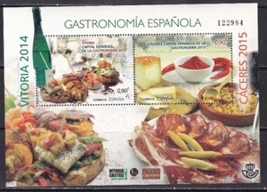 2015 - España - Edifil 4942 - Gastronomia Española- Vitoria y Caceres - MNH - Imagen 1 de 1