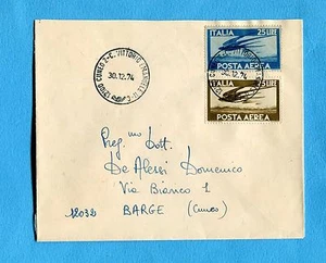 1974 P.A.DEM.£.25 azzurro + P.A.DEM.£.25 bruno filigrana RUOTA -GEMELLI (255046) - Bild 1 von 1