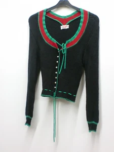 schwarze Trachten Strickjacke Gr.36 von Sporthaus Schuster - Bild 1 von 3