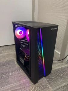 Tour PC Gamer i5-7500 GTX 1060 6Go 16Go DDR4 SSD 500Go Windows prêt à l'emploi - Photo 1/7