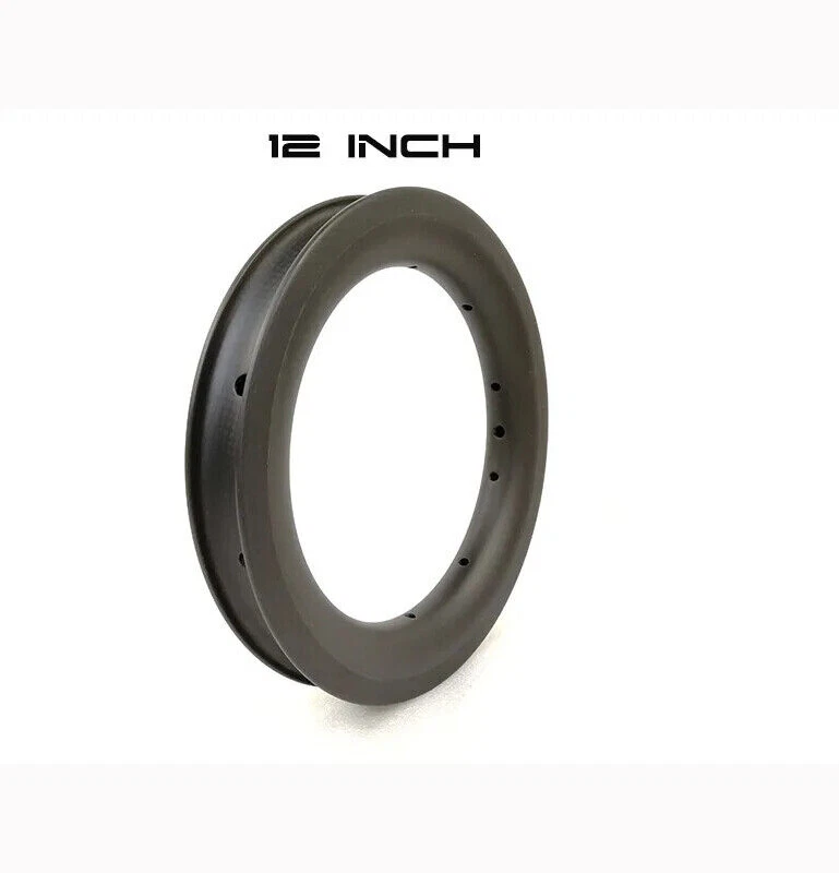 12inch 203 Folding Bike Carbon Rim for Kid's BMX Children Balance Bike 30*30mm - Image 1 of 4