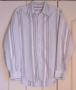 Guess Men's Button-down Shirt Large L Distressed Look EUC Long Sleeve Collared - Picture 1 of 19