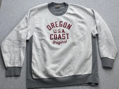 Sudadera De Colección MV Sport Pro-Weave Oregon Coast Cuello Redondo Adulto XL Gris Foto 1 de 4
