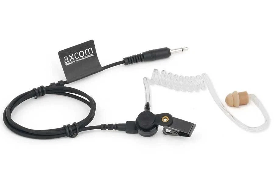 Axcom XEC100S Ohrhörer mit Schallschlauch und 3,5mm Klinke