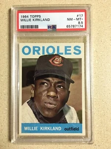 Willie Kirkland 1964 Topps #17 PSA 8. 5 NM-MT+ ORIOLES 9 - Imagen 1 de 2