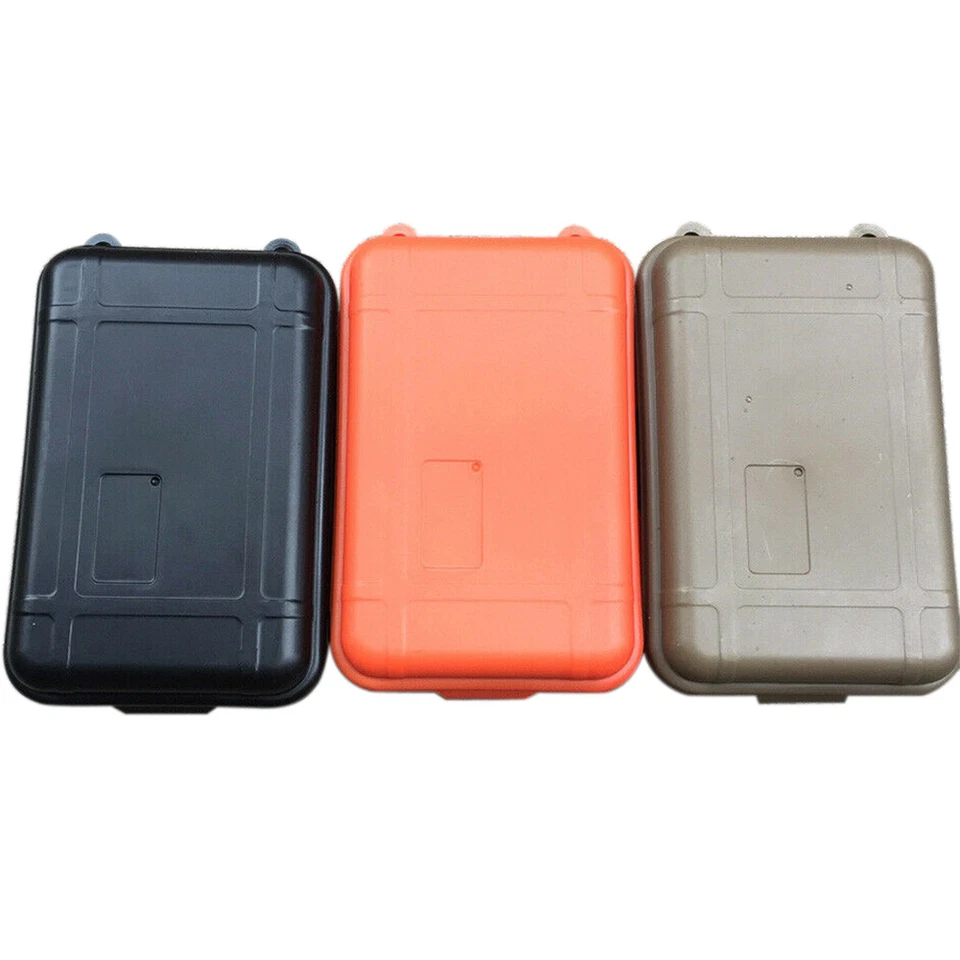 Plastic Sealed Storage Box Waterproof Case Moisture-proof Dust-proof Dry Outdoor - Image 1 of 4