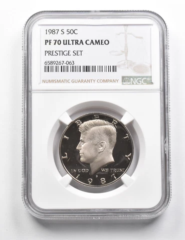 PF70 UCAM 1987-S Kennedy Half Dollar Prestige Set NGC RARE PEDIGREE *9807 Cover