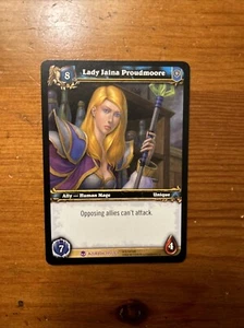 Mint Lady Jaina Proudmoore World Of Warcraft Trading Card Game-Heroes Of Azeroth - Picture 1 of 4