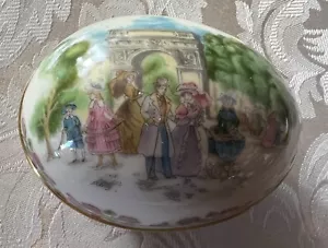 Lenox Porcelain Easter Trinket Egg, 1985 - Picture 1 of 4