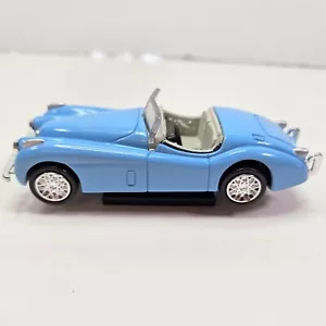 NewRay Jaguar XK-120 Roadster Diecast Model 1950 Blue 1:43 Scale Car 1/43 Toy - Picture 1 of 9
