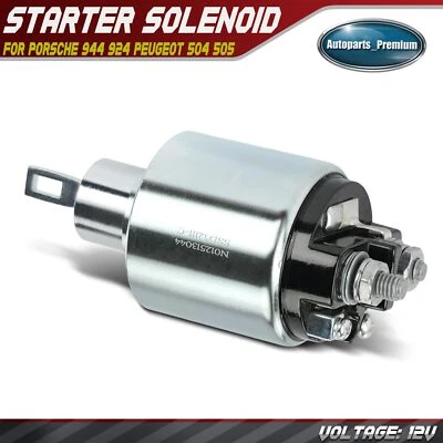 12 Volt Starter Solenoid Switch for Porsche 944 1983-1991 924 Peugeot 504 505 - Image 1 of 4