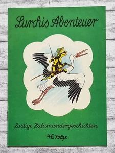 1969 Lurchis Abenteuer 46. Folge Salamander Storch Schuhe Comic Werbung Reklame - Picture 1 of 3