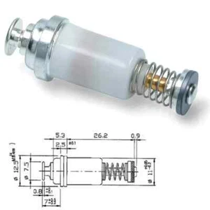 Smeg magnete rubinetto valvolato piano cottura attacco faston 812750026 - Imagen 1 de 4