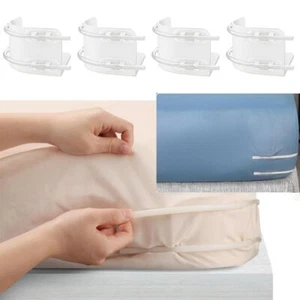 4PCS Non-slip Fixing Device Heavy Duty Bed Sheet Tightener All Mattress Size - Picture 1 of 7