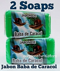 Jabon de Baba de Caracol Schneckenseife Behandlung 140ml Schneckenseife Gesicht Körper 2 Packungen - Bild 1 von 9