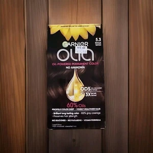 Garnier Olia Permanent Hair Color #5.3 MEDIUM GOLDEN BROWN - Picture 1 of 1