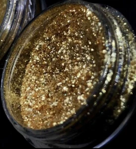 Intense Shimmer Gold Dust Loose Multi-purpose Highlighter  Eyeshadow Glow - Picture 1 of 3