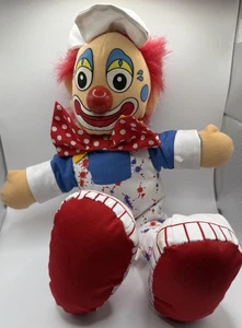 Muñeco de peluche vintage de payaso circo Ringling Bros Barnum & Bailey años 90 18" - Imagen 1 de 6